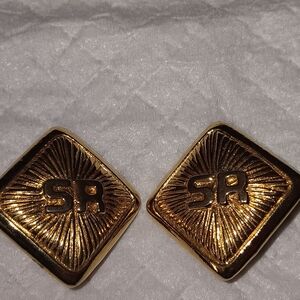 Sonia Rykiel Rare Vintage Clip Earrings